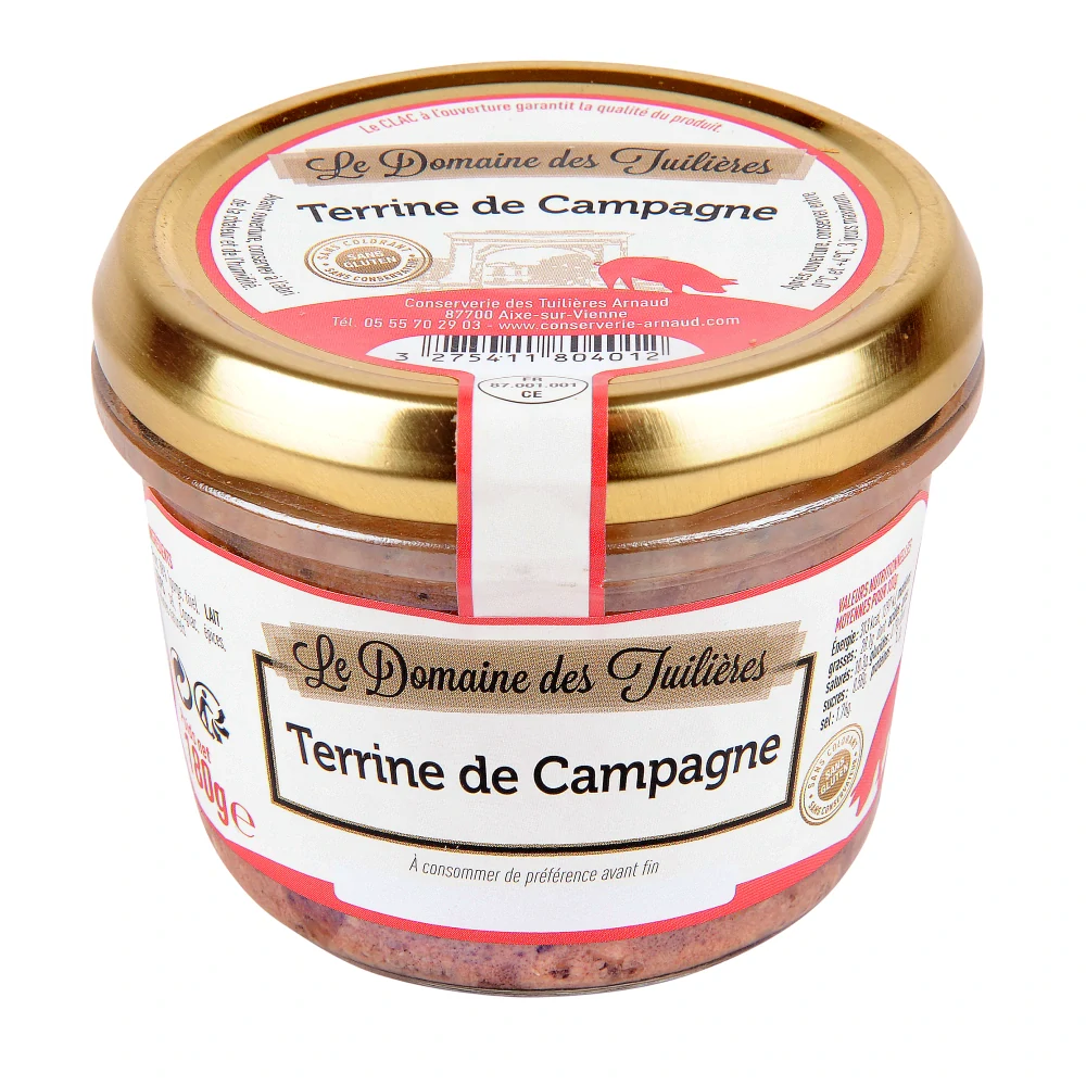 Tuiliéres Terrine de Campagne 180 g. (Sedliacka terina)