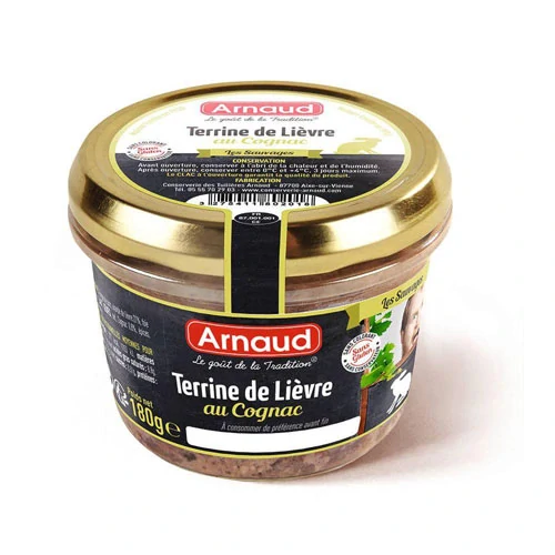 Arnaud Terrine de Lievre 180 g. (Zajačia terina)