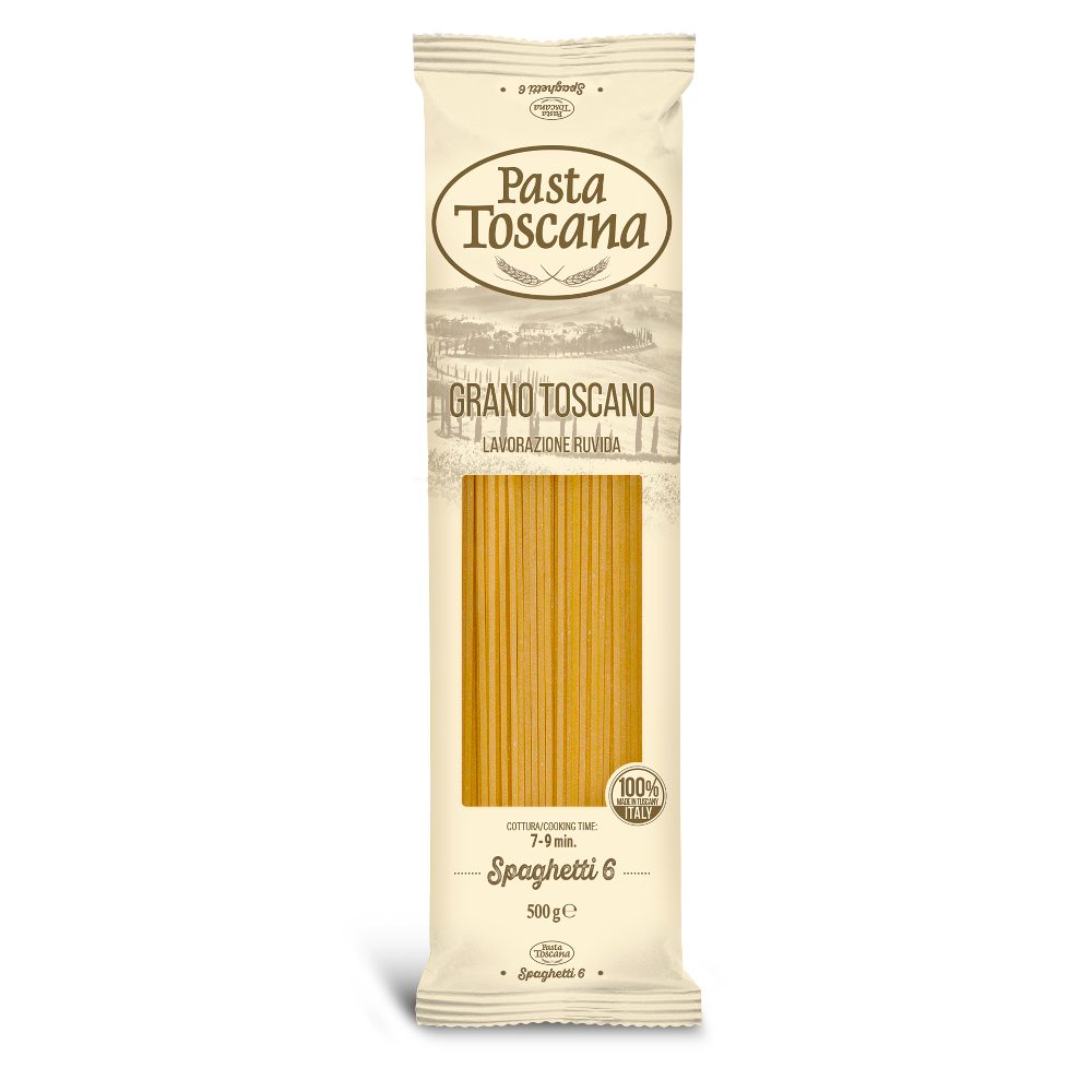 Cestoviny Spaghetti 6 Pasta Toscana 500 gr