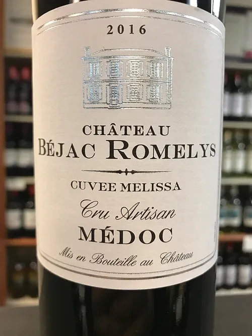 Médoc A.O.C. Château Béjac Romelys Cru Artisan