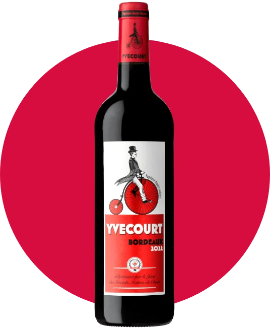 Bordeaux A.O.C.Yvecourt Rouge Yvon Mau