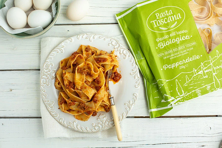 Cestoviny Pappardelle BIO Pasta Toscana vaječné 250 gr