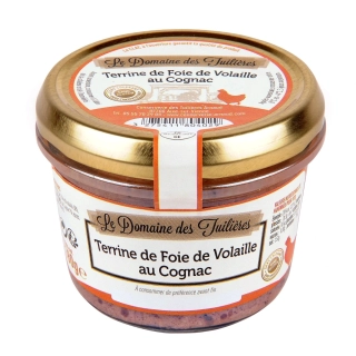 Tuiliéres Terrine de Foie de Volaille au Cognac 180 g. (Terina z hydinovej pečene dochutená koňakom)