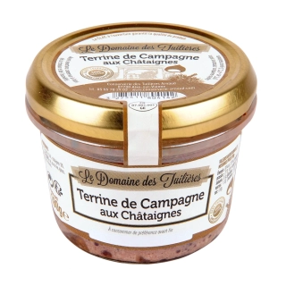 Tuiliéres Terrine Campagne aux Chataignes 180 gr(Sedliacka terina s gaštanmi)