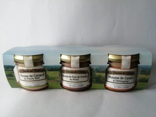 Tuiliéres 3x90 g Peny: kačacia so zel. korením,hydin. s portským,kačacia s Armagnac