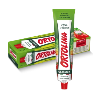 IT - R Paradajková omáčka so zeleninou v tube - Sugo Ortolina tubus Rodolfi 130g
