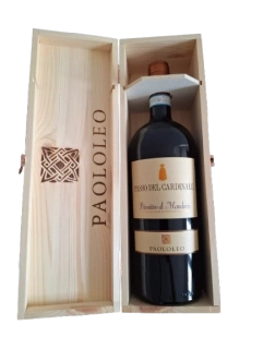 Primitivo di Manduria D.O.P. Passo del Cardinale Paololeo 1,5 l + Wooden GIFT BOX
