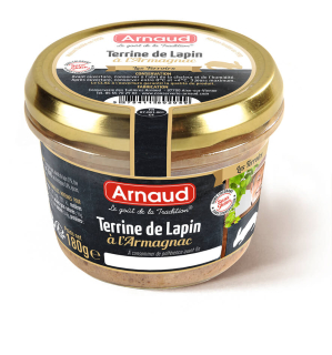 Arnaud Terrine de Lapin 180 g. (Terina z králičieho mäsa s Armagnacom)