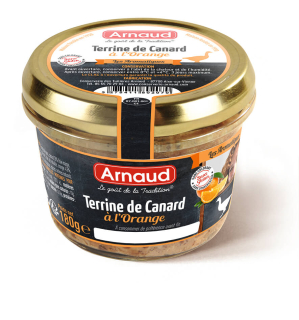 Arnaud Terrine de Canard á l´Orange 180 g. (Kačacia terina s pomarančom)