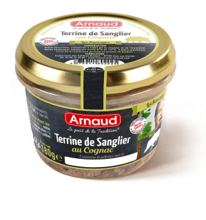Arnaud Terrine de Sanglier au Cognac 180 g. (Terina z diviaka s koňakom)