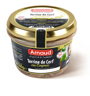 Arnaud Terrine de Cerf au Cognac 180 g. (Terina z diviny s koňakom)