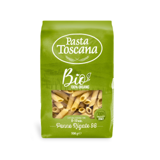 Cestoviny Penne Rigate 98 BIO Pasta Toscana Penne Rigate 500 gr