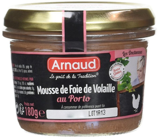 Mousse de Foie de Volaille au Porto 180 gr.Paštéta hydinová s Portským)